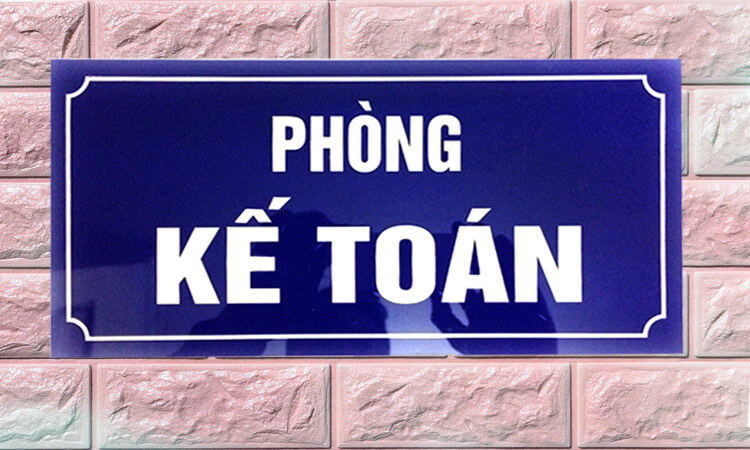 Biển phòng ban 1